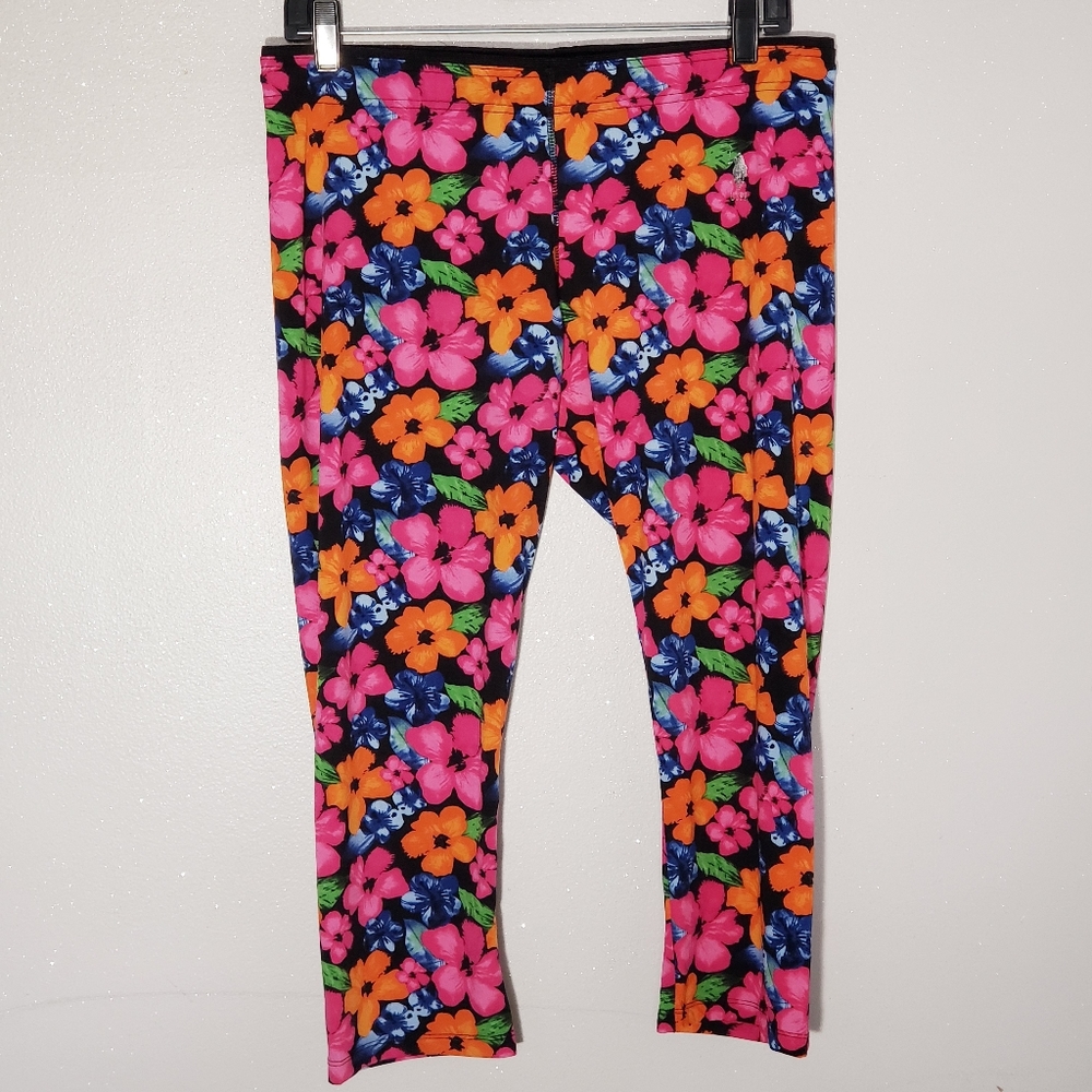 US Polo Assn. Active Womens Cropped Leggings Pants